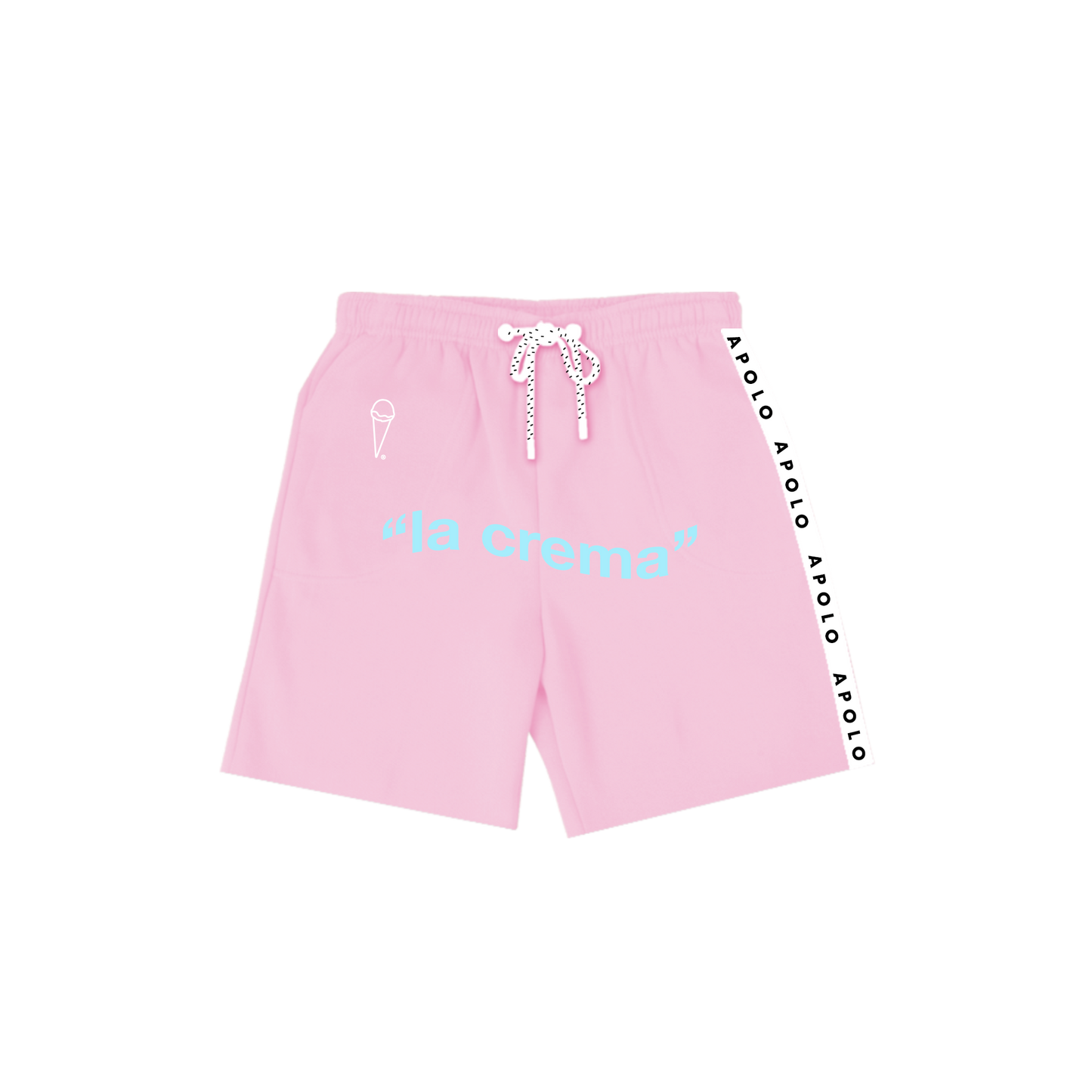 La Crema Patch Shorts - Soft pink