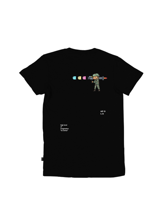 Apolo Soldier Tee - Black