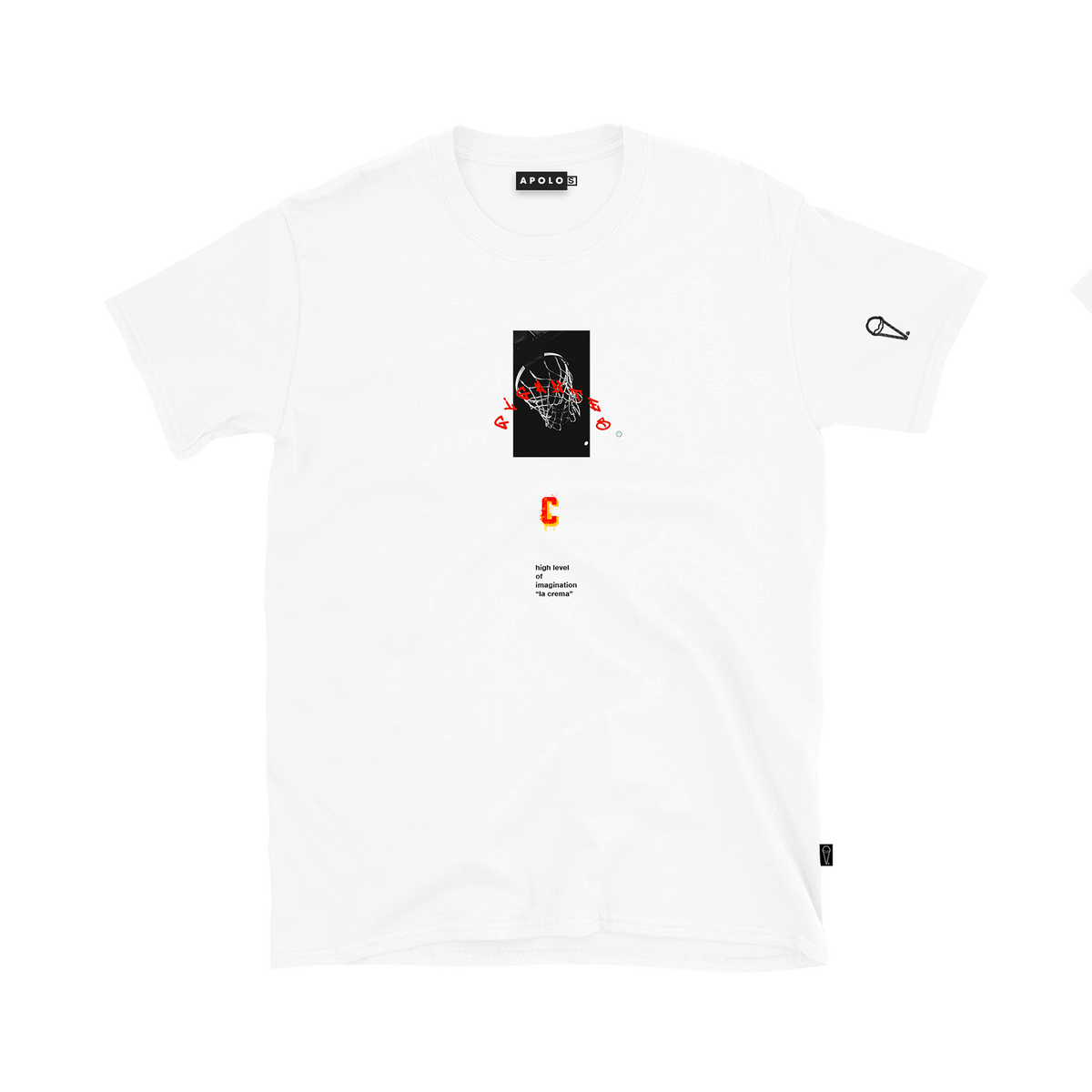 G x A Official Graphic Tee - White – A P O L O Apparel Ent.