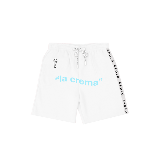 La crema Patch Shorts - White